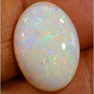                       CEYLONMINE-Opal 10.25 Ratti Gemstone Lab Certified  Original Stone Opal For Unisex                                              
