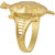 MissMister Gold Plated, Tortoise Shape, Vaastu Fenghui Recommended, Hand Crafted Free Size Adjustable Finger Ring Women Men