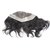 Sellers Destination  USA Base Monofilament Medium Density Human Hair Patch Toupee for Men (Natural Black,8x6)