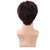 BUYERS CHAIN Men's Short Brown Synthetic Hair Wig (Size-6)