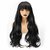 BUYERS CHAIN Synthetic hair Straight wig for Women(Black,Size 20)