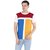 Ample Multicolour Kintted Cotton Round Neck Casual Men T-shirts pack of 2