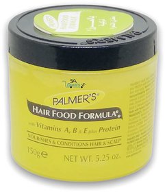 Palmers hair food formula with vitamin A, B,  E plus protein nourishes  condition hair  scalp.