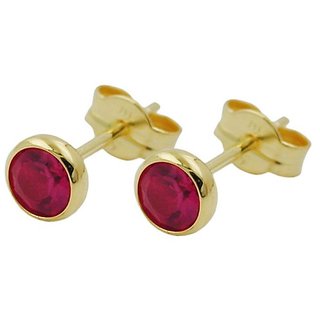                       Astrological  stone ruby/manik stone stud earrings original & certified   ruby(manik) stone earrings BY CEYLONMINE                                              