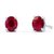 Ruby Stud Silver Earrings Lab Certified & Effective stone Ruby Stylish Silver Earrings BY CEYLONMINE