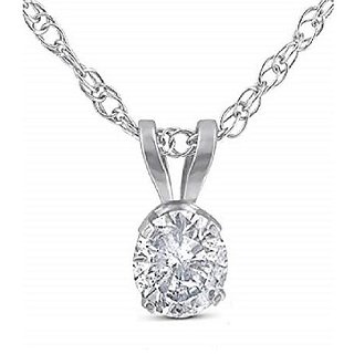                       CEYLONMINE Certifed stylish Diamond pendant for girls & women GLI certified amercain diamond stone                                              