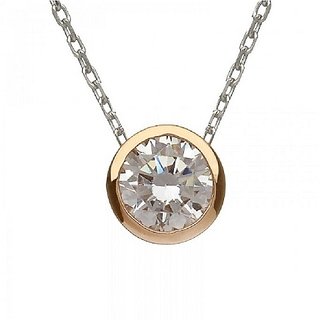 CEYLONMINE Natural Diamond Pendant original & unheated stone ( american diamond ) gold plated pendant for unisex CEYLONMINE Natural Diamond Pendant original & unheated stone ( american diamond ) gold plated pendant for unisex