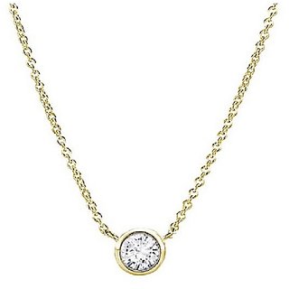                       CEYLONMINE 92.5 sterling silver/ stylish Diamond Pendant for women & girls ( american diamond stone )                                              