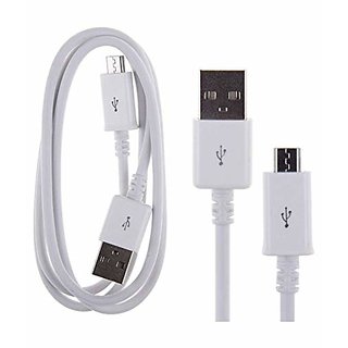                       Kosher Traders Data Cable for Asus Zenfone Max M2 Pro 1 Meter, White Color                                              