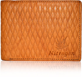 Nitrogen Tan Artificial Leather Men's Wallet (NGW-12-TAN)