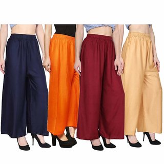                       Uner Pack 4 rayon palazzo                                              