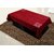 CASA-NEST Cotton Center Table Cover 4 Seater - Maroon
