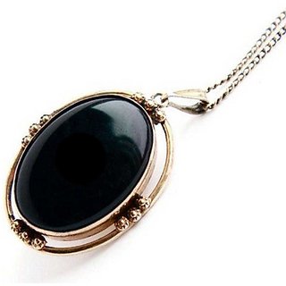 CEYLONMINE -Natural Hakik agate pendant for girls & women stylish agate gold plated pendant 9.25 ratti CEYLONMINE -Natural Hakik agate pendant for girls & women stylish agate gold plated pendant 9.25 ratti