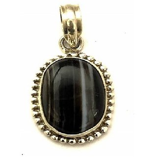                       CEYLONMINE -Agate pendant original & unheated stone 9.25 ratti hakik agate gold plated pendant for women & girl                                              