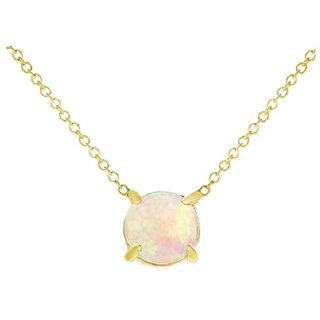                       CEYLONMINE-Original Stone Opal Pendant gold plated pendant Lab certified & Effective Gemstone Opal Designer Pendant For Unisex                                              