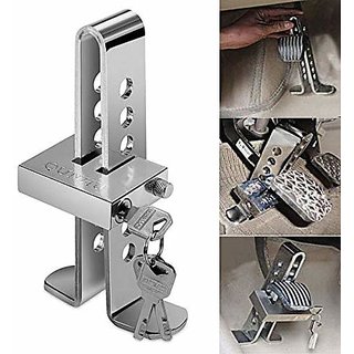 Buy Auto Addict Car Stainless Steel Pedal Lock Rod or for Brake Clutch ...