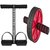 love4ride Evergreen Combo Ab Wheel Roller With Single Tummy Trimmer Fitness Workout Equipment