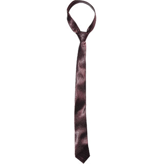                       Missmister Satin Silk Brown Necktie Men Clothing Accessory Formals                                              