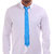Missmister Satin Silk Turquoise Sky Blue Necktie Men Clothing Accessory Formals