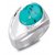 Ceylonmine- Natural Certified Turquoise(Firoza) Silver 7.25 Carat(8 Ratti) Gemstone Ring For Unisex