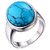 Ceylonmine- Turquoise/Firoza 7.5 Ratti Stone Pure Silver Ring(Firoza Anguthi) Igi Turquoise Good Quality Stone Ring For Men & Women
