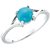 Ceylonmine- 92.5 Sterling Silver Turquoise Firoza Ring Unheated & Original Gemstone 6.5 Carat Finger Pure Silver Ring For Unisex