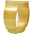 Memoir Gold Plated Brass Babasaheb Bhimrao Ambedkar Finger Cuff Fashion Finger Ring Men Women