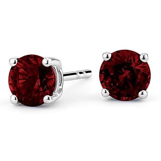                       Ceylonmine- Igi Hessonite Stone Stud Earrings For Women & Girls Natural & Original Stone Gomed Stud Earrings For Astrological Purpose                                              