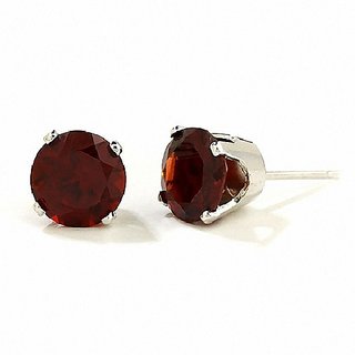 Hessonite/Gomed Stud Earrings Lab Certified Precious Stone Gomed Stone Earrings In Silver By Ceylonmine Hessonite/Gomed Stud Earrings Lab Certified Precious Stone Gomed Stone Earrings In Silver By Ceylonmine