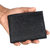 Nitrogen Black Artificial Leather Men'S Wallet (Ngw-03-Bk)