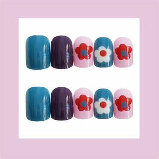 Multicolor 00173 Artificial Nails By Tinsley