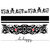 Voorkoms Male Female Combo Hand Band Body Temporary Tattoo