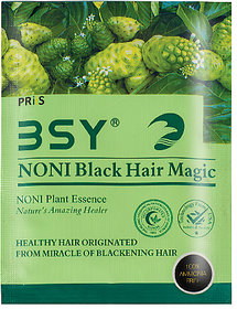 Priis - Black Hair Magic Shampoo (20 Ml) -Pack Of 20 Sachets