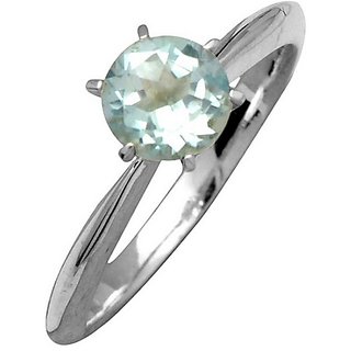                       Ceylonmine-Astrological & Semi- Precious Stone Blue Topaz 6.5 Ratti Stone Ring Original Stone Silver Topaz Ring For Unisex                                              
