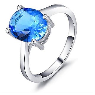                       Ceylonmine-Topaz Stylish Ring 7.25 Ratti Toapz Silver Designer Ring For Unisex                                              