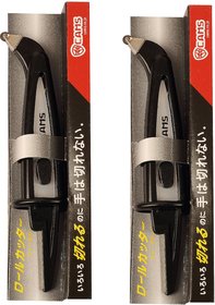 Cams Smart Roller Cutter With Sharpener, Made In Japan, Pack Of 2 Combo
