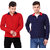 Ketex Navyblue And Red Leece Warm Jacket (Pack Of 2)