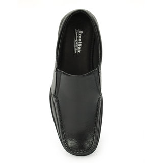 genuine leather black formal shoes