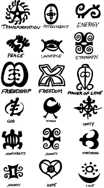 2 of 5 adinkra symbolsmeaning  African tattoo African tribal tattoos Adinkra  symbols