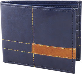Fill Cryppies Blue Men's Causal Pu Leather Wallet (Fc-Mw-049)