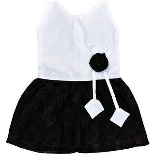 Self Design Cotton Frocks Girl Babies 