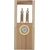 Pen Holder Stand Cum Clock Table Desk Clock Wood Wooden Color Portable Size 1 Pieces Without Alarm - 113 B