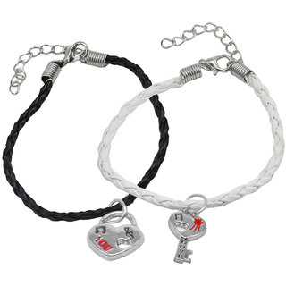 Lock and key bracelet on sale for best friend