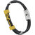 Shiv Jagdamba Men Wristband Charm Arrow Wheel Gold Black Silver Stainless Steel Leather Bracelet