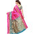 Phoenix Retail's Pink Colored Kalamkari Maysore Silk Saree With Blouse Piece