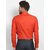 Cape Canary Men'S Orange Cotton Solid Formal Shirt