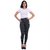 Malachi Women'S Black Denim Lycra Skinny Jeans