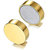 Shiv Jagdamba Men Jewellery Gold Stainless Steel Magnetic Earring
