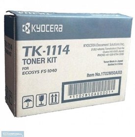 Kyocera Tk-1114 Toner Cartridge Kyocera Kyocera Fs-1040/Fs-1020Mfp/Fs-1120. Single Color Toner(Black)