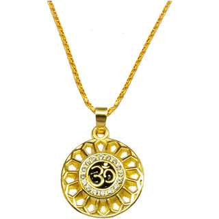                       Shiv Jagdamba Religious Jewelry Om Yoga Pendant Necklace                                              